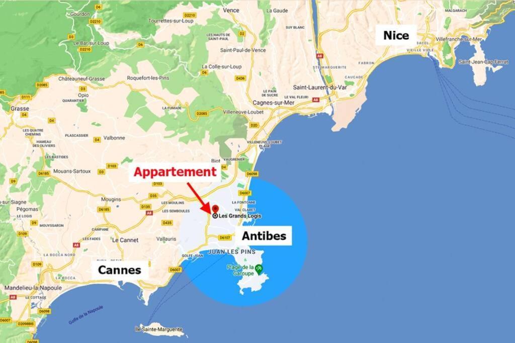 Casalionelantibes 70 Sqm Apartment With Garden And Parking Kültér fotó